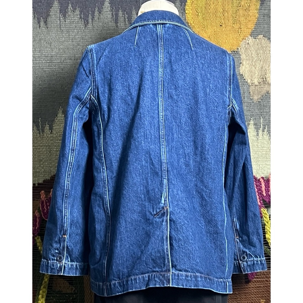 Madewell Denim Blazer Jacket M - Picture 10 of 16
